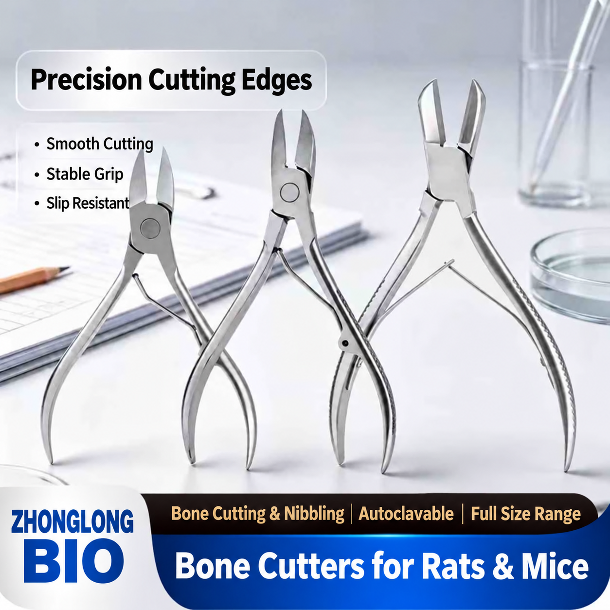 Small-Animal Bone Scissors and Rongeur