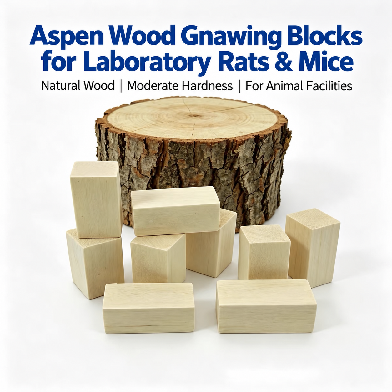 Poplar Gnawing Blocks for Laboratory Rats and Mice image 4