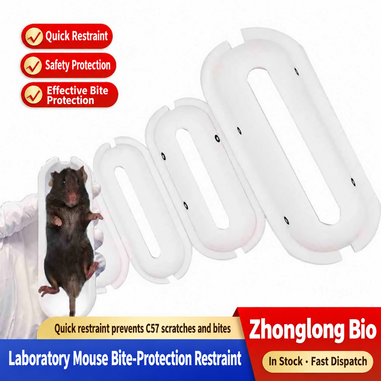 Laboratory Rodent Handling and Restraint Aid