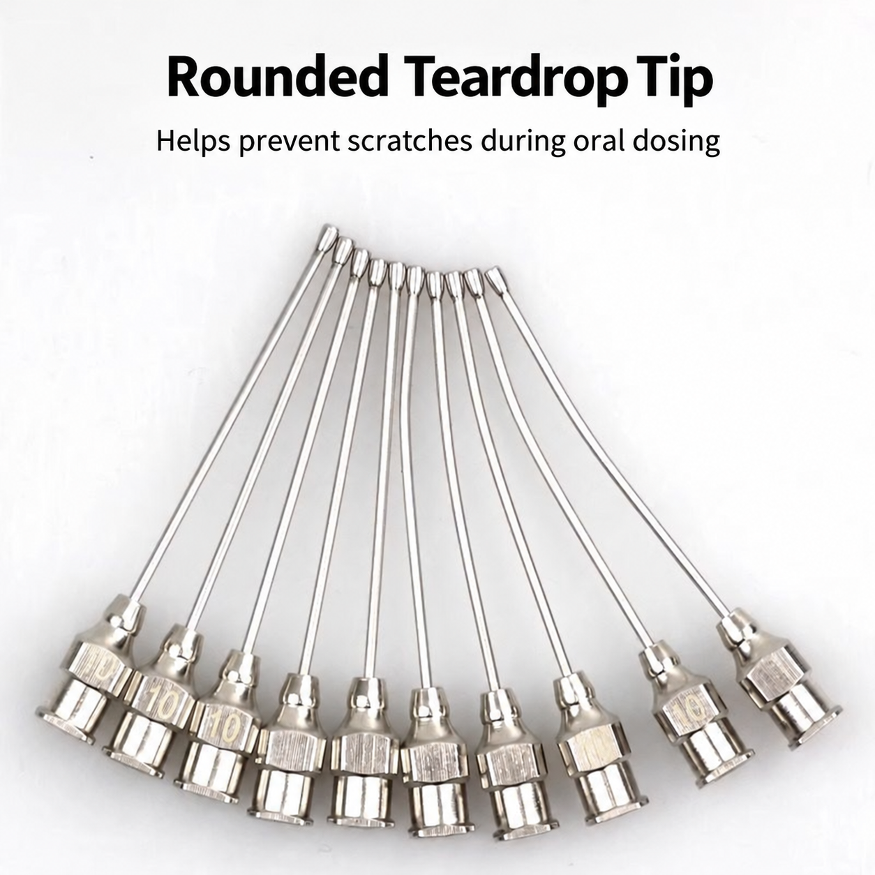 Curved Oral Gavage Needles for Rats and Mice