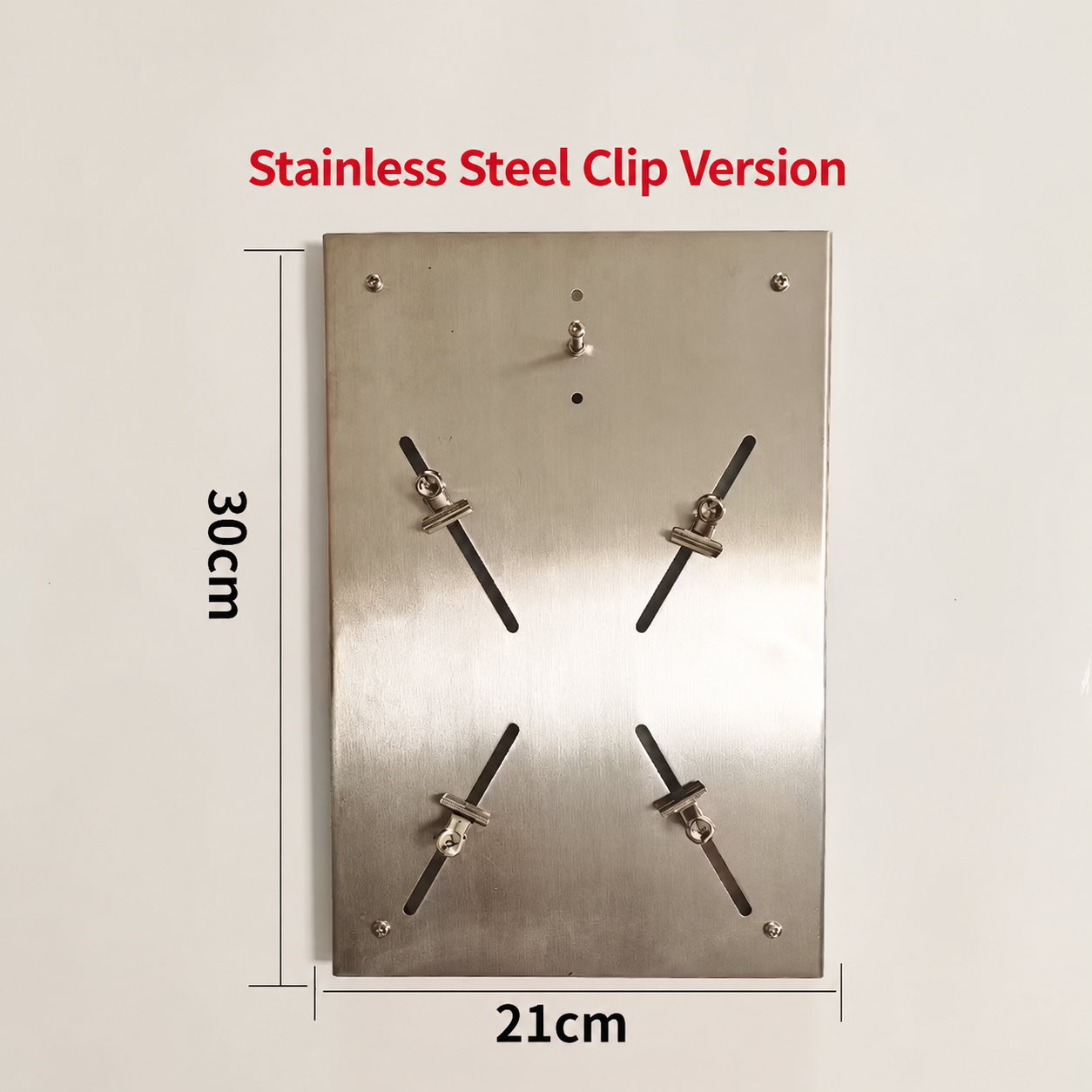 Stainless-steel platform — clip version