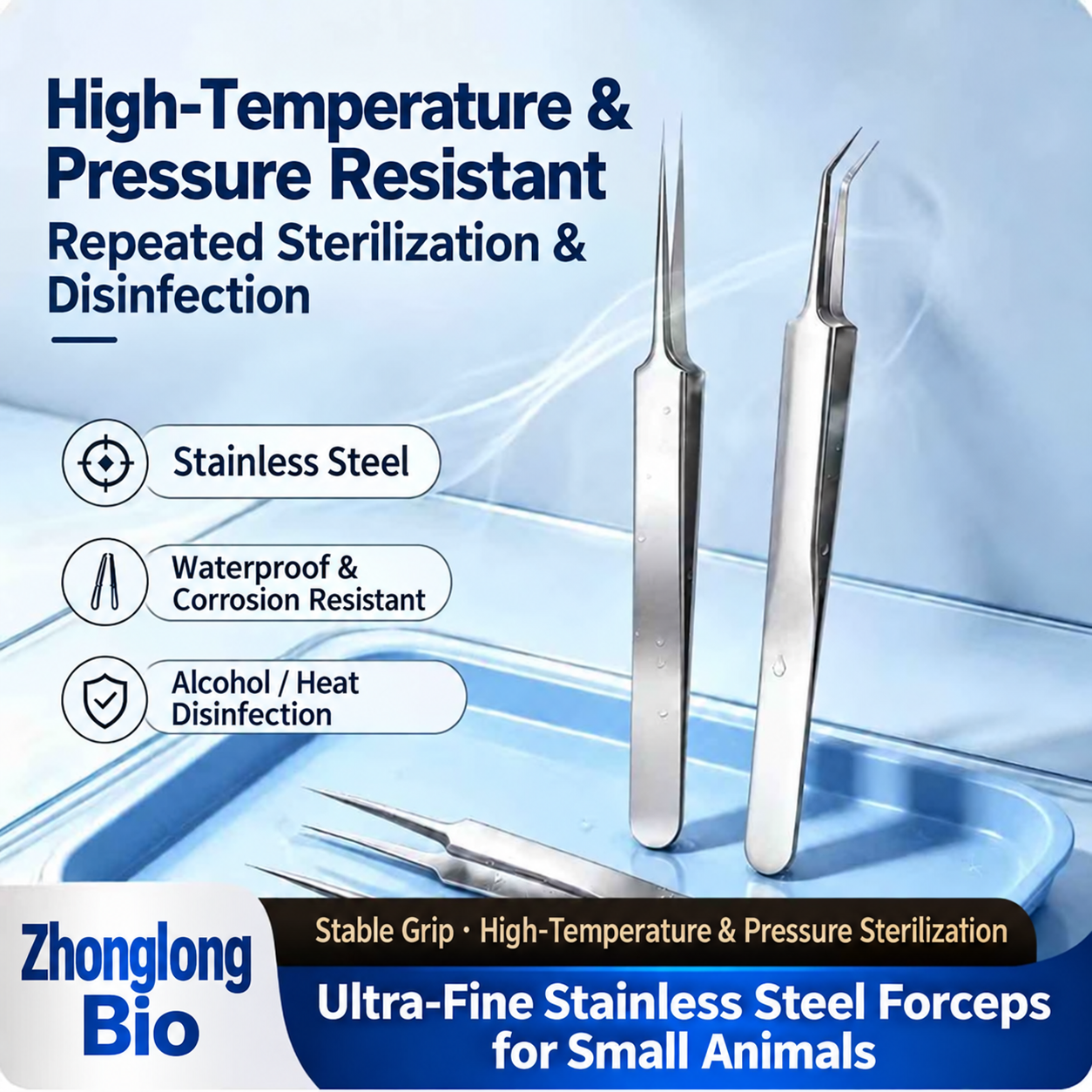 Ultra-Fine Forceps for Small-Animal Procedures