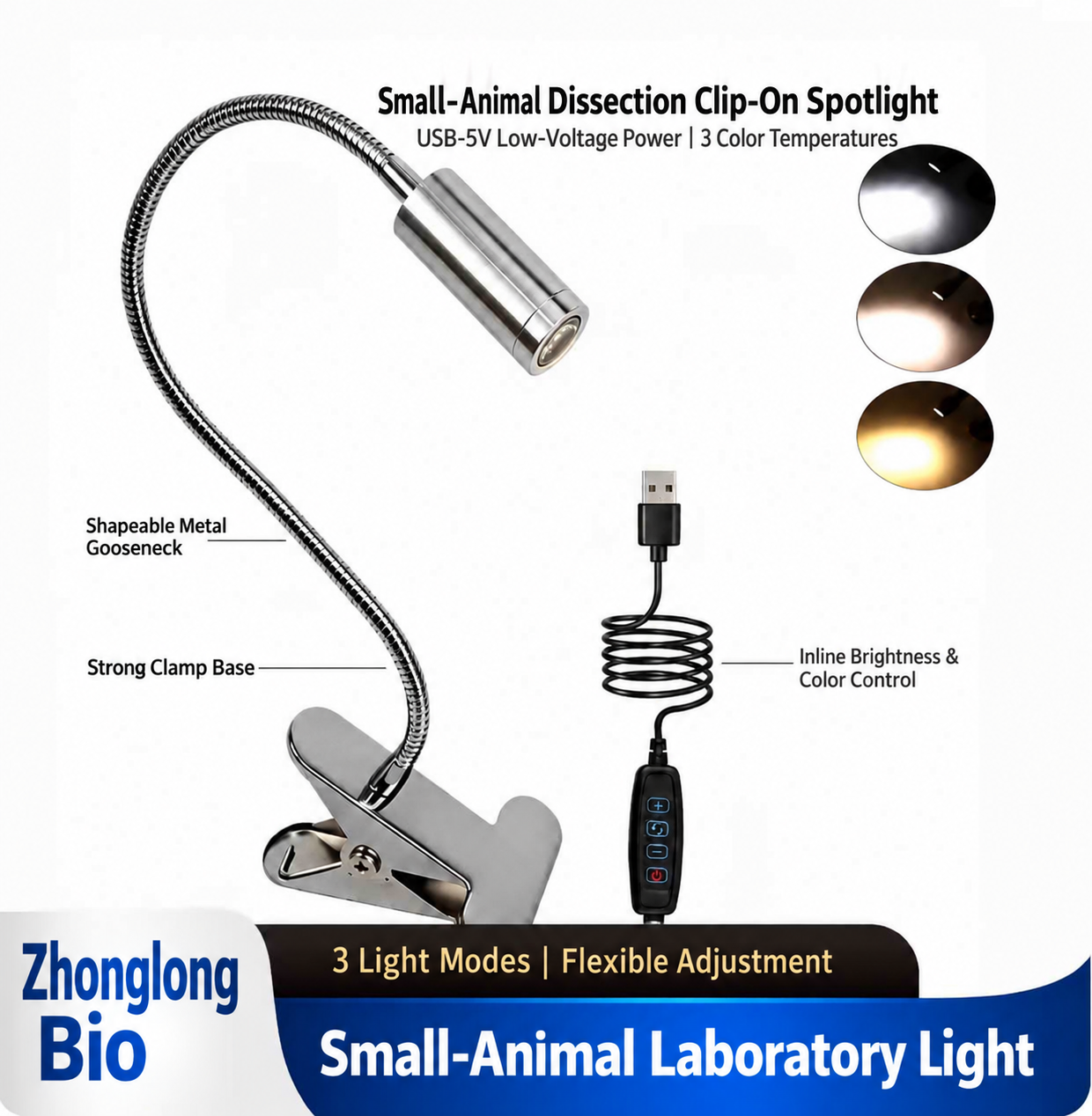 Laboratory Small-Animal Surgical Lamp
