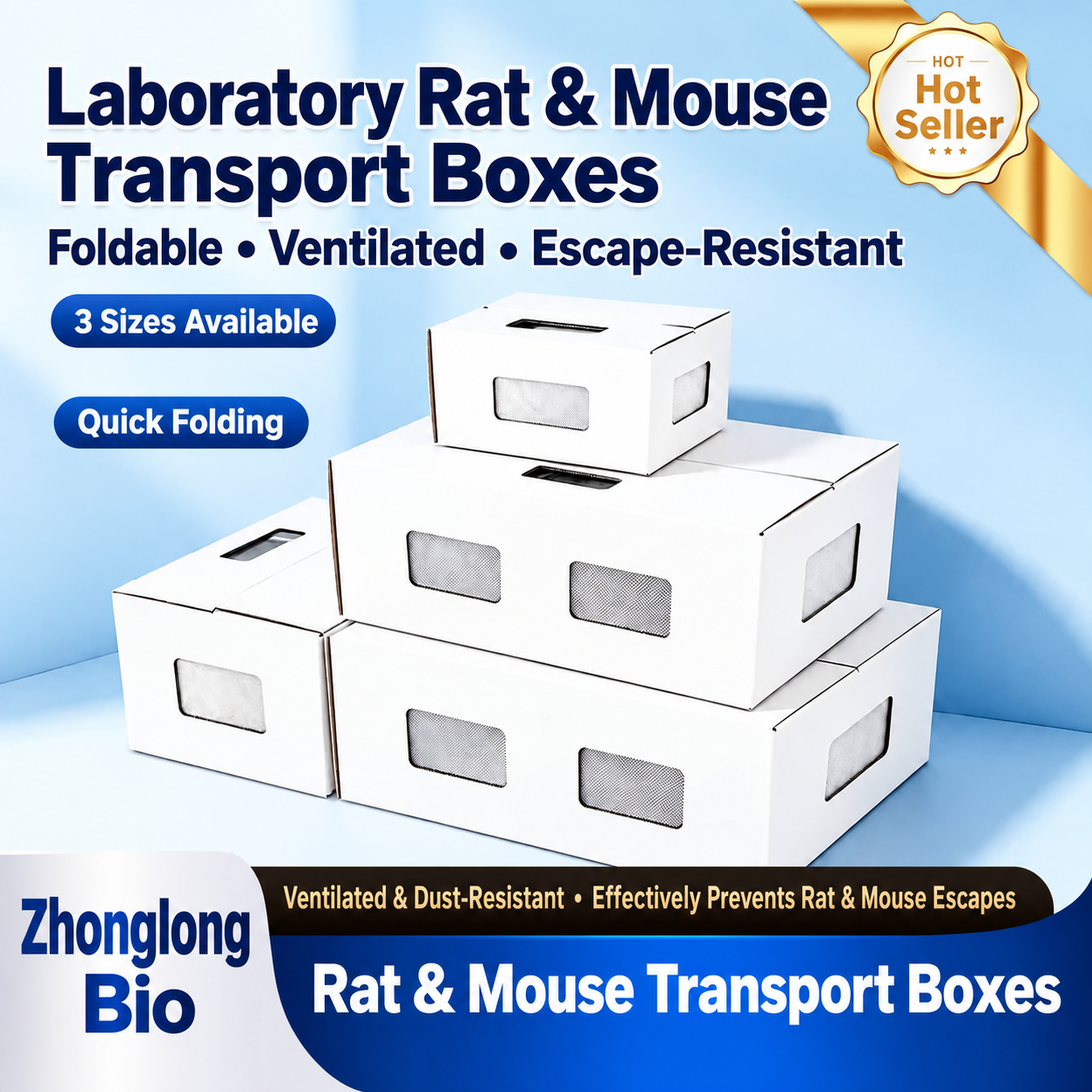 Laboratory Rodent Transport Box
