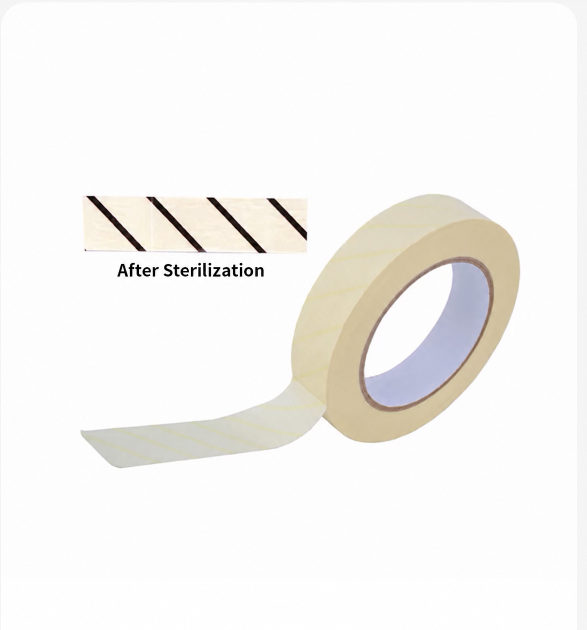 Steam Sterilization Indicator Tape — 1 Roll (Trial Pack)