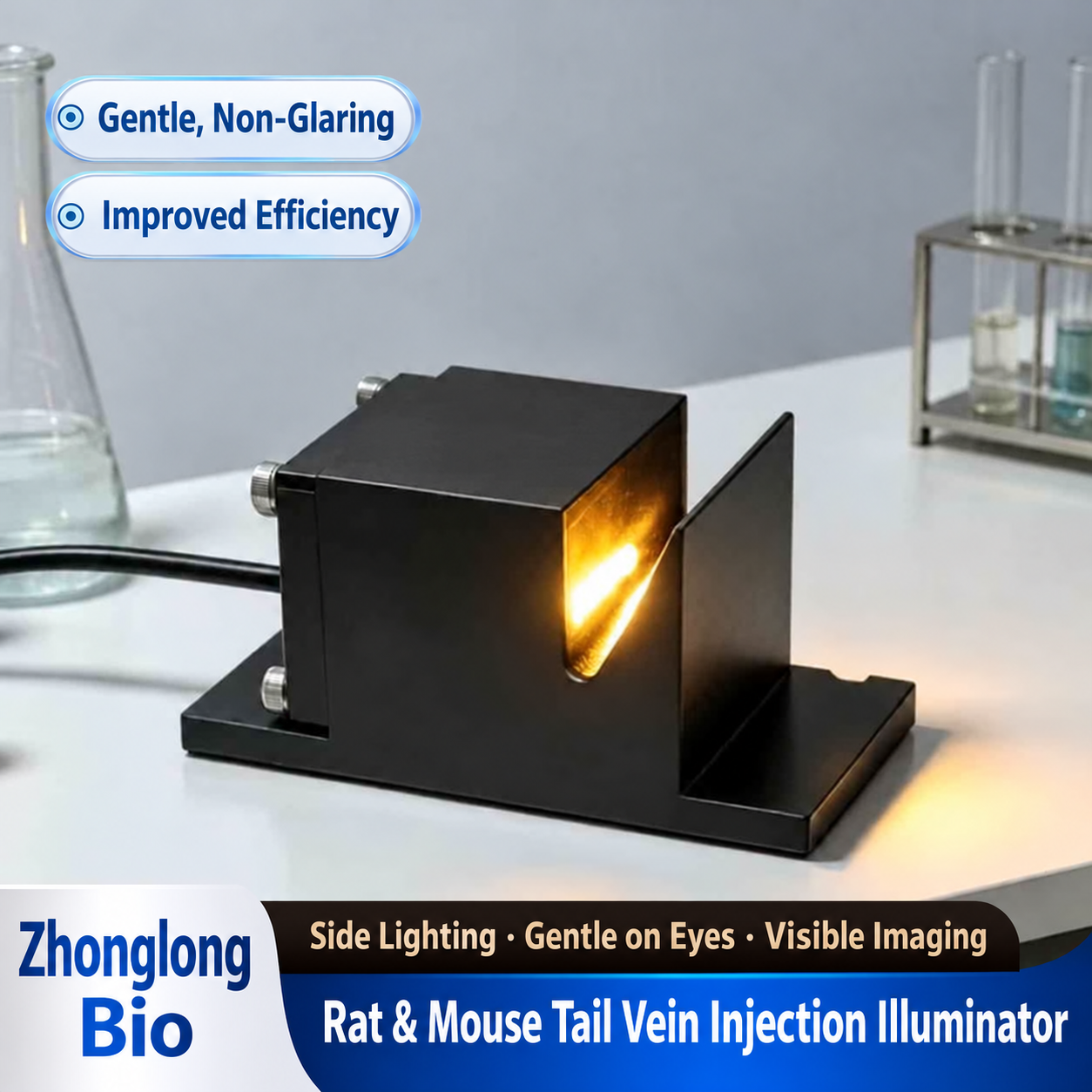 Tail Vein Transilluminator — Square Model